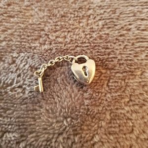Sterling Silver Heart Lock & Key Pandora Charm